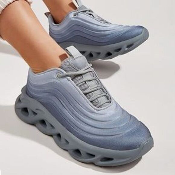 NEW Hollow High Sole Sneakers - Picture 4 of 6